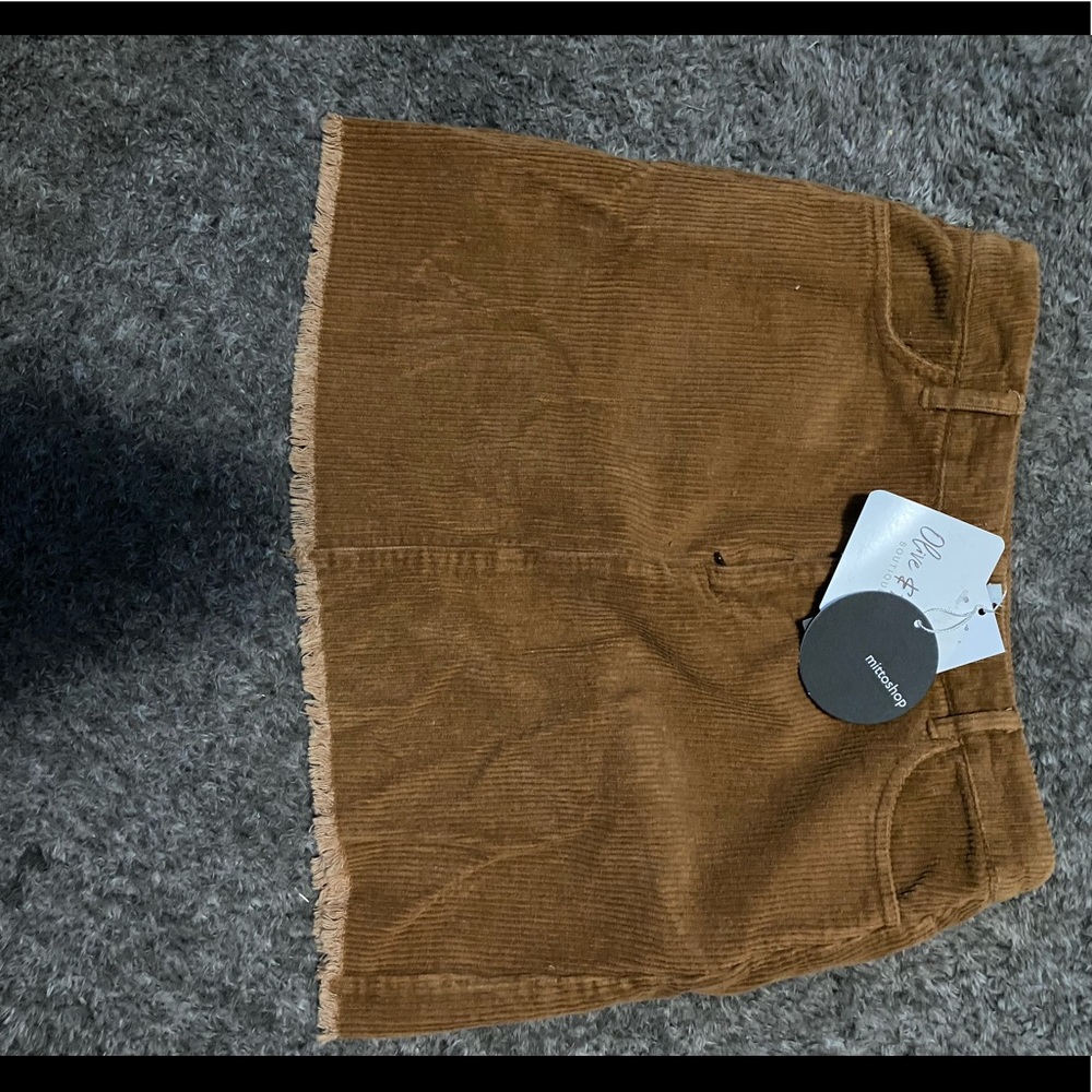 Corduroy skirt